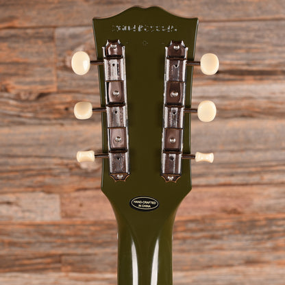 Epiphone Inspired by Gibson Custom 1960 Les Paul Special Double Cut Reissue Olive Drab w/Gibson Custom Underwound P-90 Soapbars Electric Guitars
