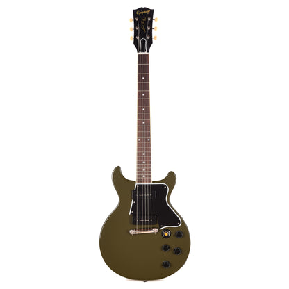 Epiphone Inspired by Gibson Custom 1960 Les Paul Special Double Cut Reissue Olive Drab w/Gibson Custom Underwound P-90 Soapbars Electric Guitars