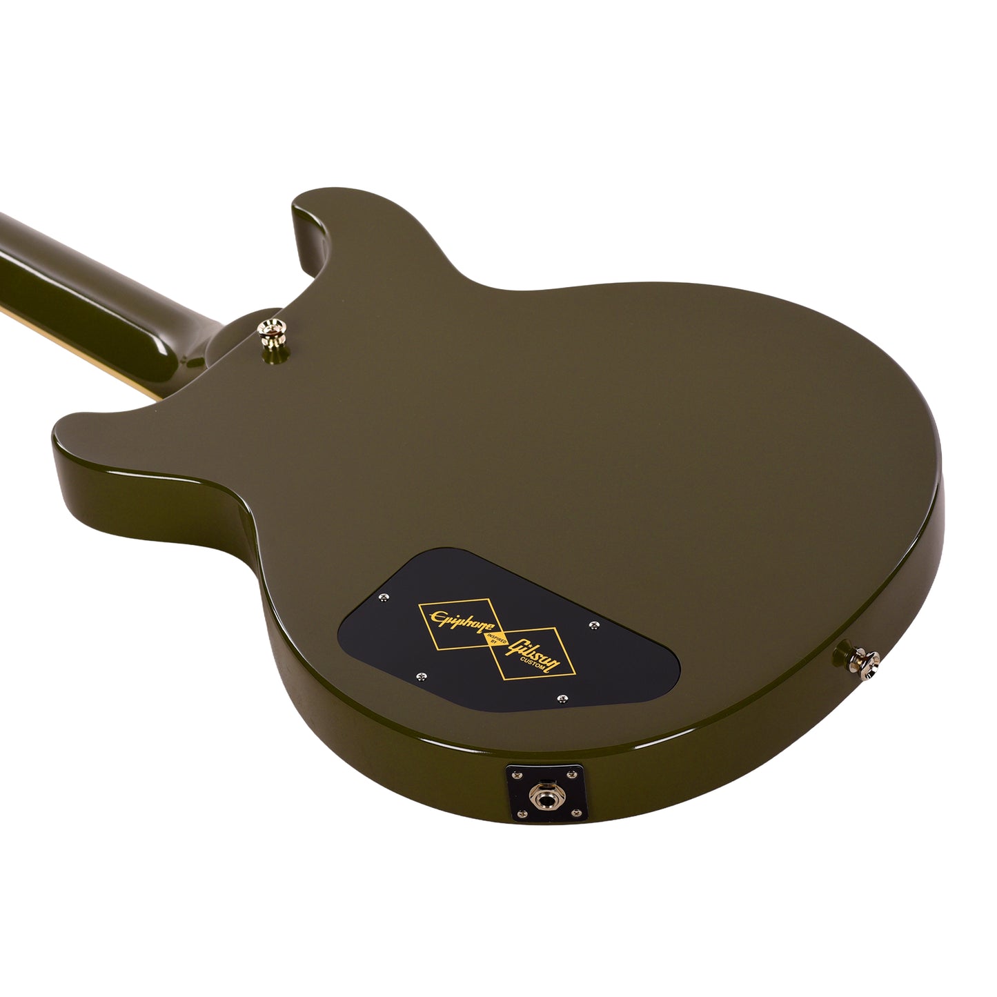 Epiphone Inspired by Gibson Custom 1960 Les Paul Special Double Cut Reissue Olive Drab w/Gibson Custom Underwound P-90 Soapbars Electric Guitars