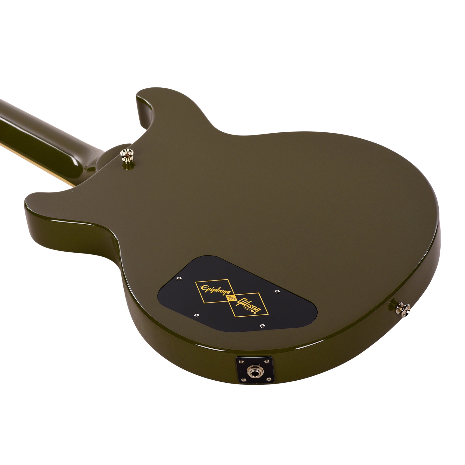 Epiphone Inspired by Gibson Custom 1960 Les Paul Special Double Cut Reissue Olive Drab w/Gibson Custom Underwound P-90 Soapbars Electric Guitars