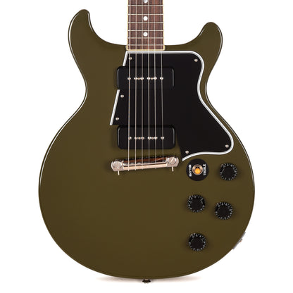 Epiphone Inspired by Gibson Custom 1960 Les Paul Special Double Cut Reissue Olive Drab w/Gibson Custom Underwound P-90 Soapbars Electric Guitars