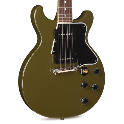 Epiphone Inspired by Gibson Custom 1960 Les Paul Special Double Cut Reissue Olive Drab w/Gibson Custom Underwound P-90 Soapbars Electric Guitars