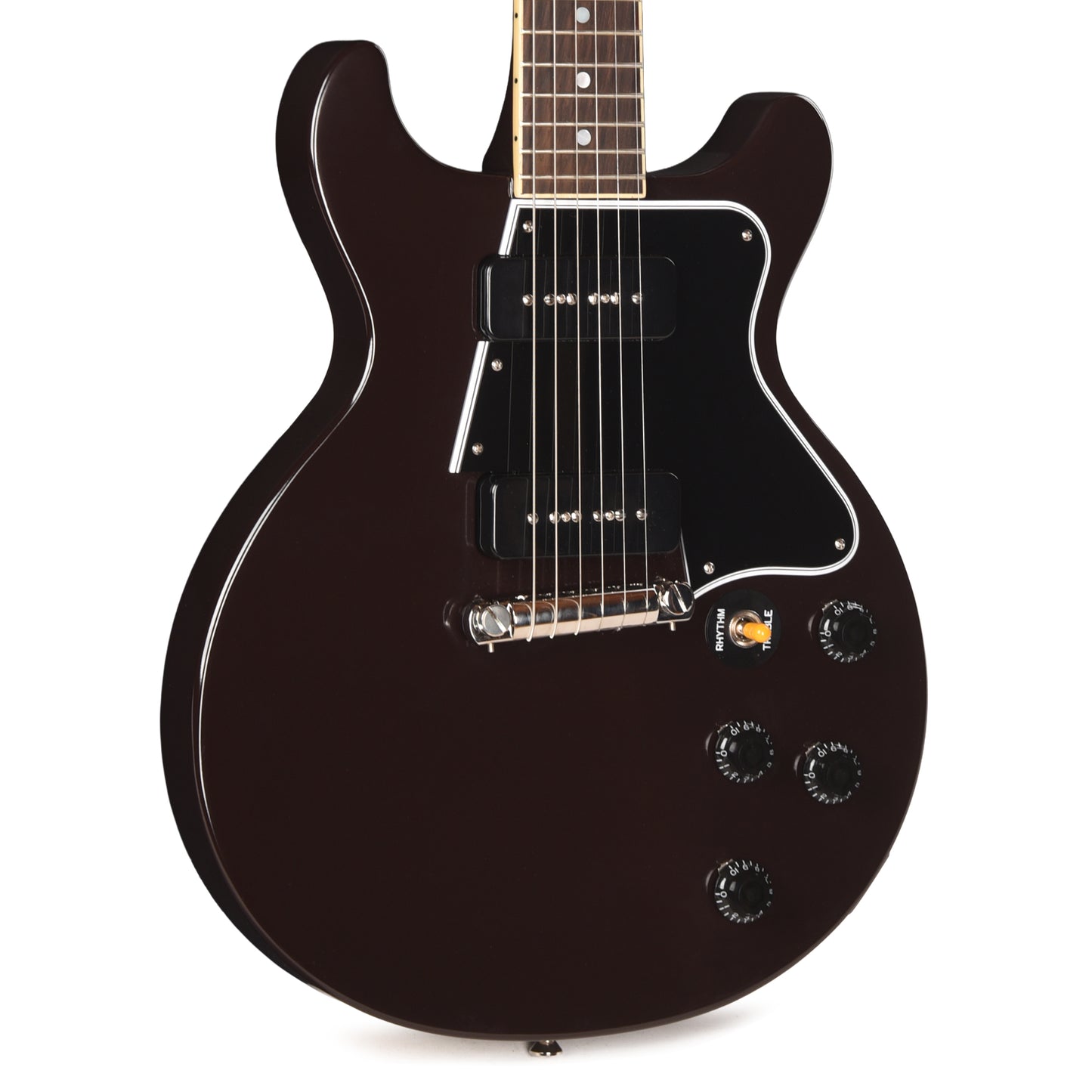 Epiphone Inspired by Gibson Custom 1960 Les Paul Special Double Cut Reissue Oxblood w/Gibson Custom Underwound P-90 Soapbars Electric Guitars