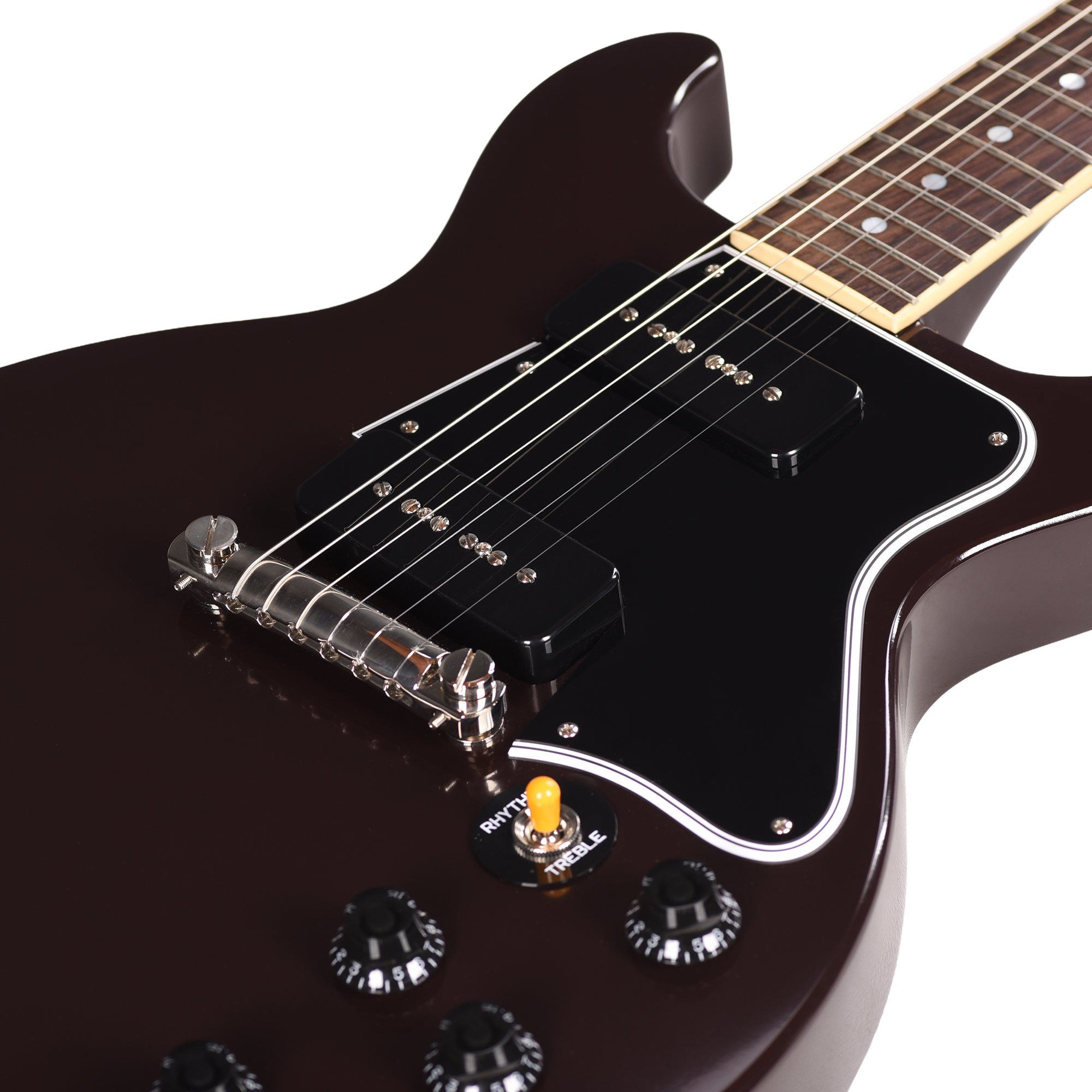 Epiphone Inspired by Gibson Custom 1960 Les Paul Special Double Cut Reissue Oxblood w/Gibson Custom Underwound P-90 Soapbars Electric Guitars