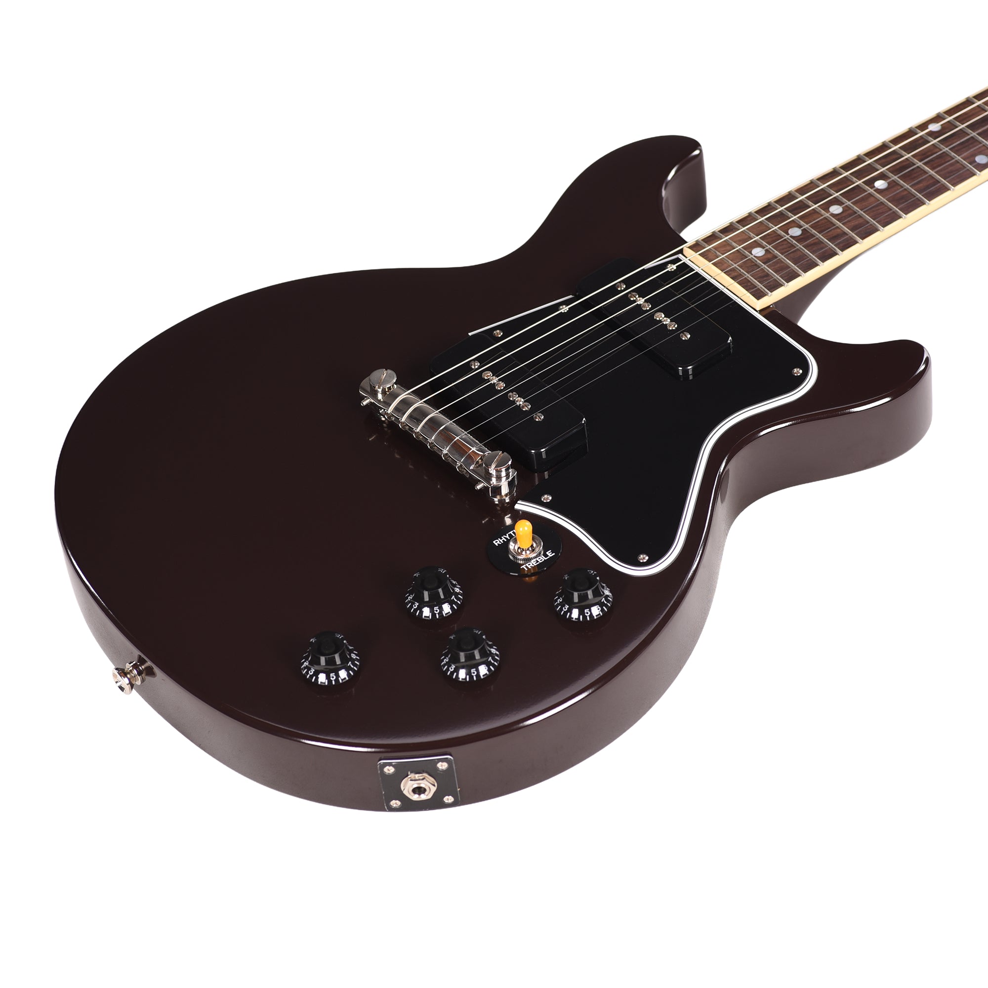 Epiphone Inspired by Gibson Custom 1960 Les Paul Special Double Cut Reissue Oxblood w/Gibson Custom Underwound P-90 Soapbars Electric Guitars