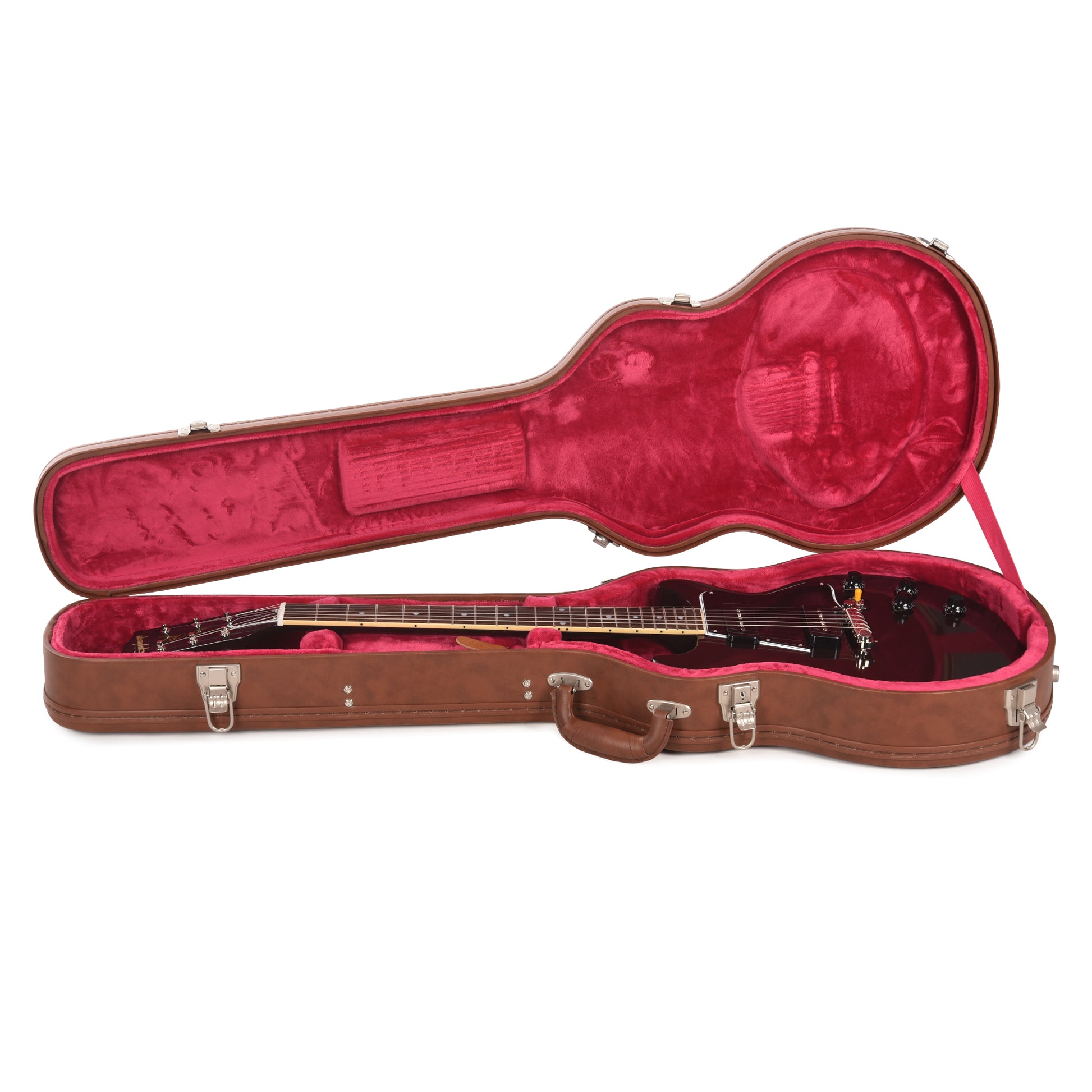 Epiphone Inspired by Gibson Custom 1960 Les Paul Special Double Cut Reissue Oxblood w/Gibson Custom Underwound P-90 Soapbars Electric Guitars