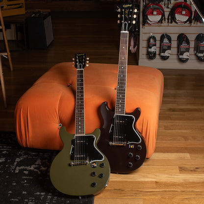 Epiphone Inspired by Gibson Custom 1960 Les Paul Special Double Cut Reissue Oxblood w/Gibson Custom Underwound P-90 Soapbars Electric Guitars