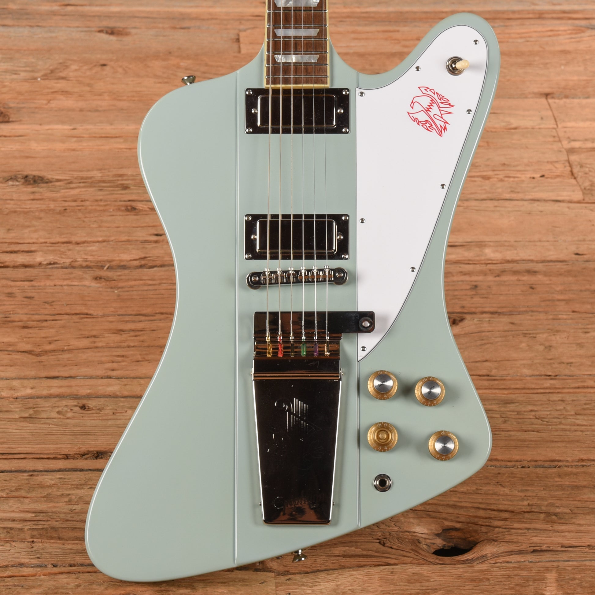 Epiphone Inspired by Gibson Custom '63 Firebird V Frost Blue Electric Guitars