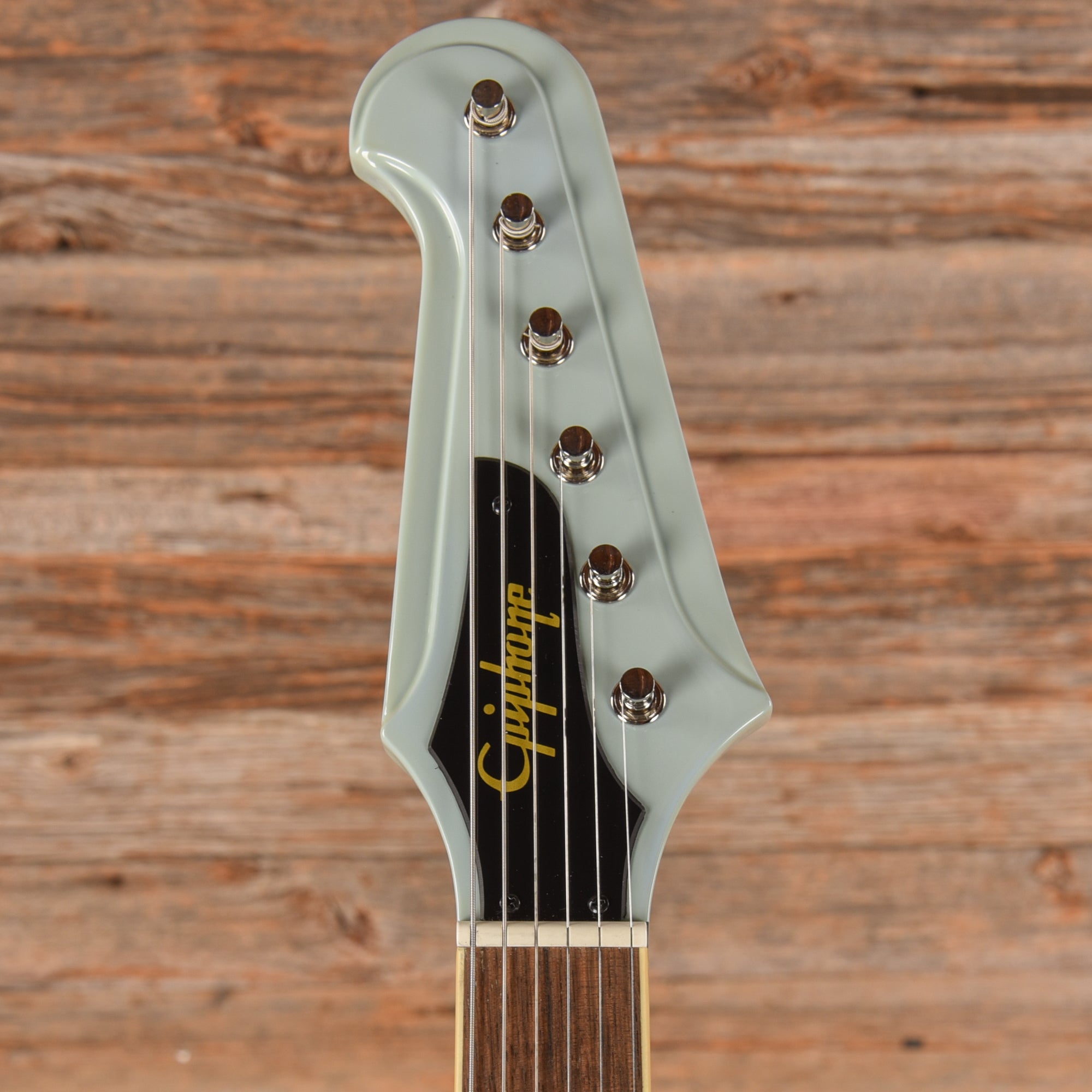 Epiphone Inspired by Gibson Custom '63 Firebird V Frost Blue Electric Guitars