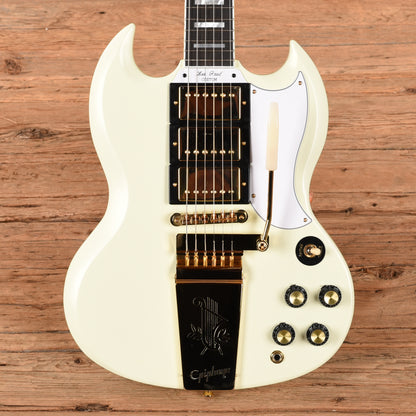 Epiphone Inspired by Gibson Custom '63 Les Paul Custom White 2025 Electric Guitars