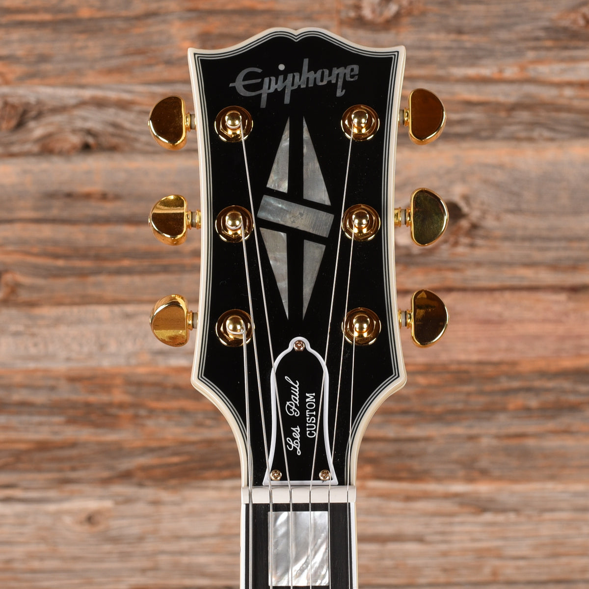 Epiphone Inspired by Gibson Custom '63 Les Paul Custom White 2025 Electric Guitars