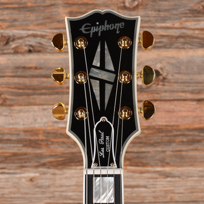 Epiphone Inspired by Gibson Custom '63 Les Paul Custom White 2025 Electric Guitars