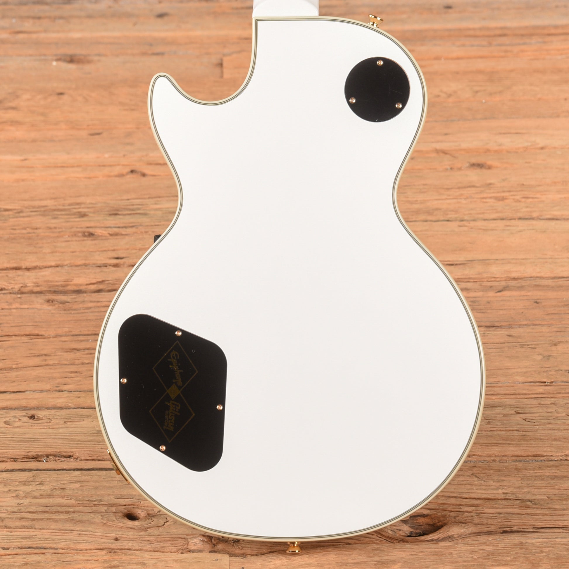 Epiphone "Inspired by Gibson Custom" Les Paul Custom Alpine White 2025 Electric Guitars