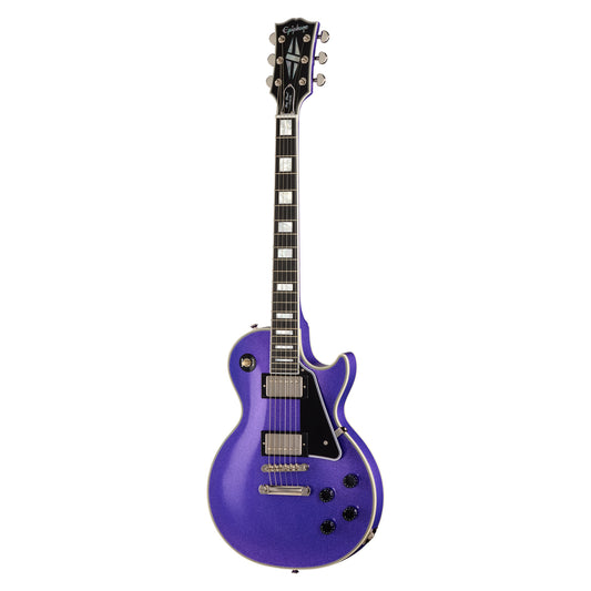 Epiphone Inspired by Gibson Les Paul Custom Amethyst Sparkle Electric Guitars