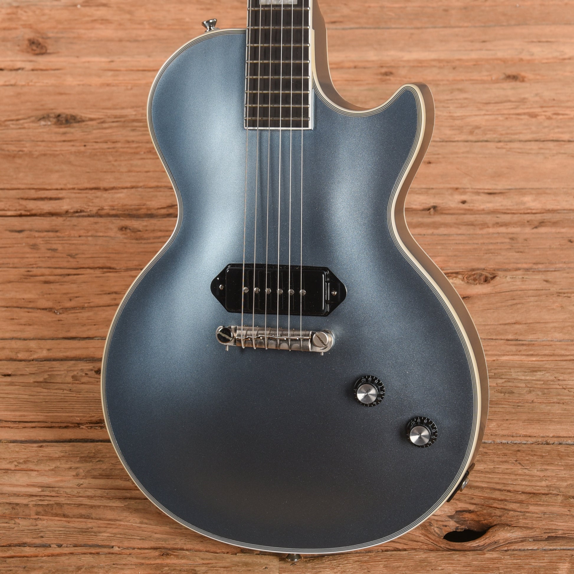 Epiphone Jared James Nichols Signature "Blues Power" Les Paul Custom Pelham Blue 2023 Electric Guitars