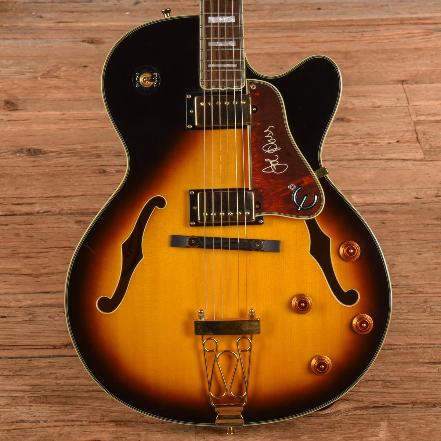Epiphone Joe Pass Signature Emperor II Vintage Sunburst 2006 Electric Guitars