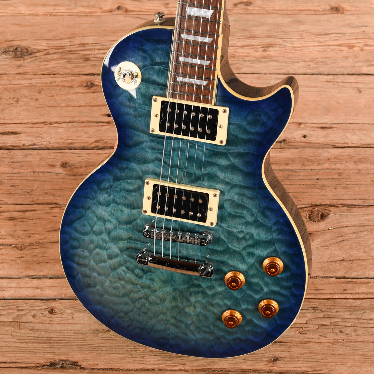 Epiphone Les Paul Classic Quilt Top Amber 2002 Electric Guitars