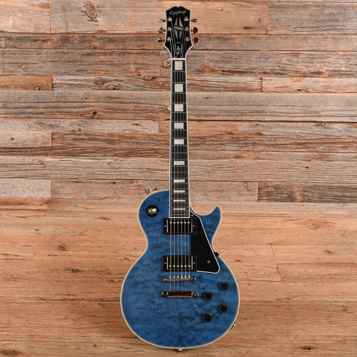 Epiphone Les Paul Custom Blue 2025 Electric Guitars