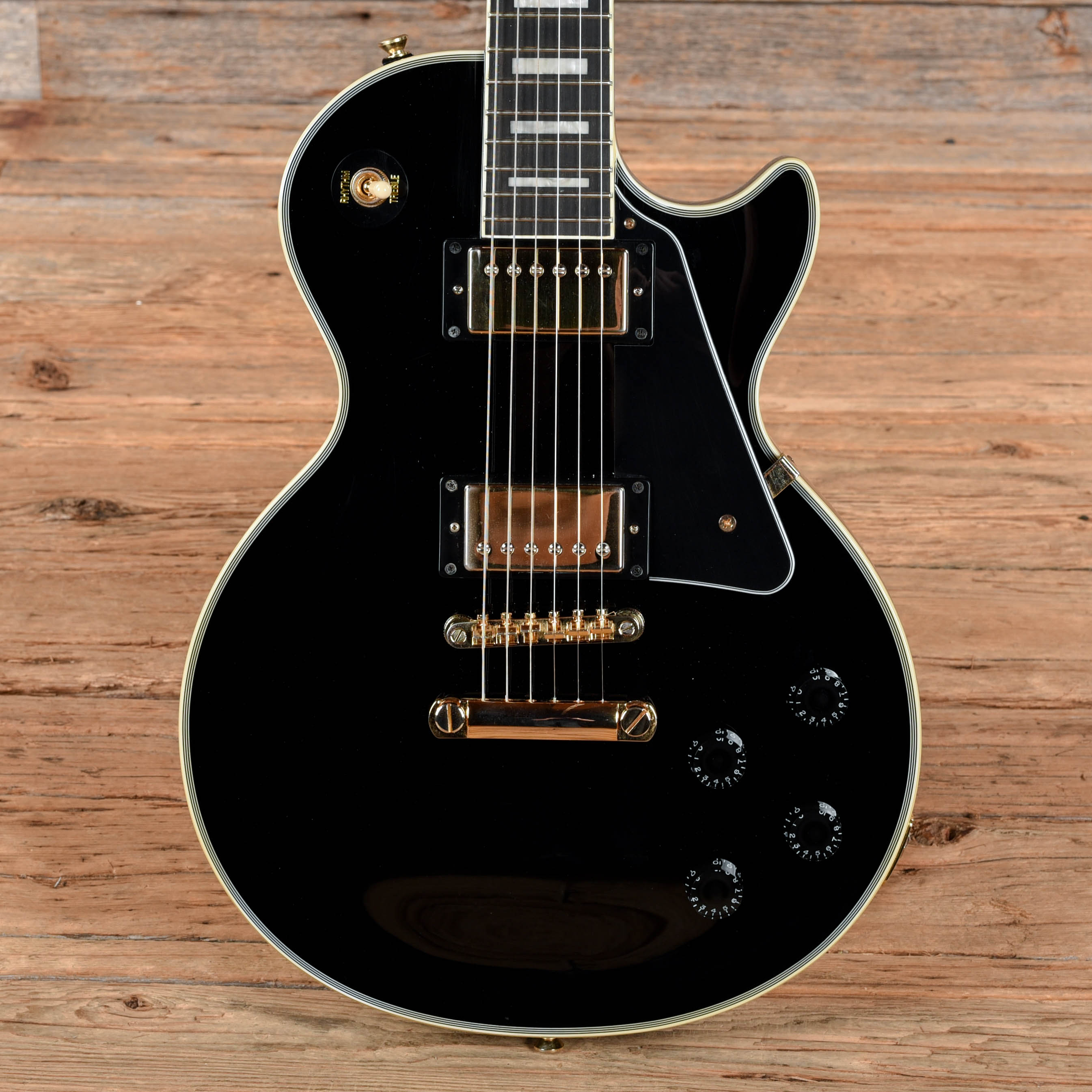 Epiphone Les Paul Custom Ebony 2021 Electric Guitars