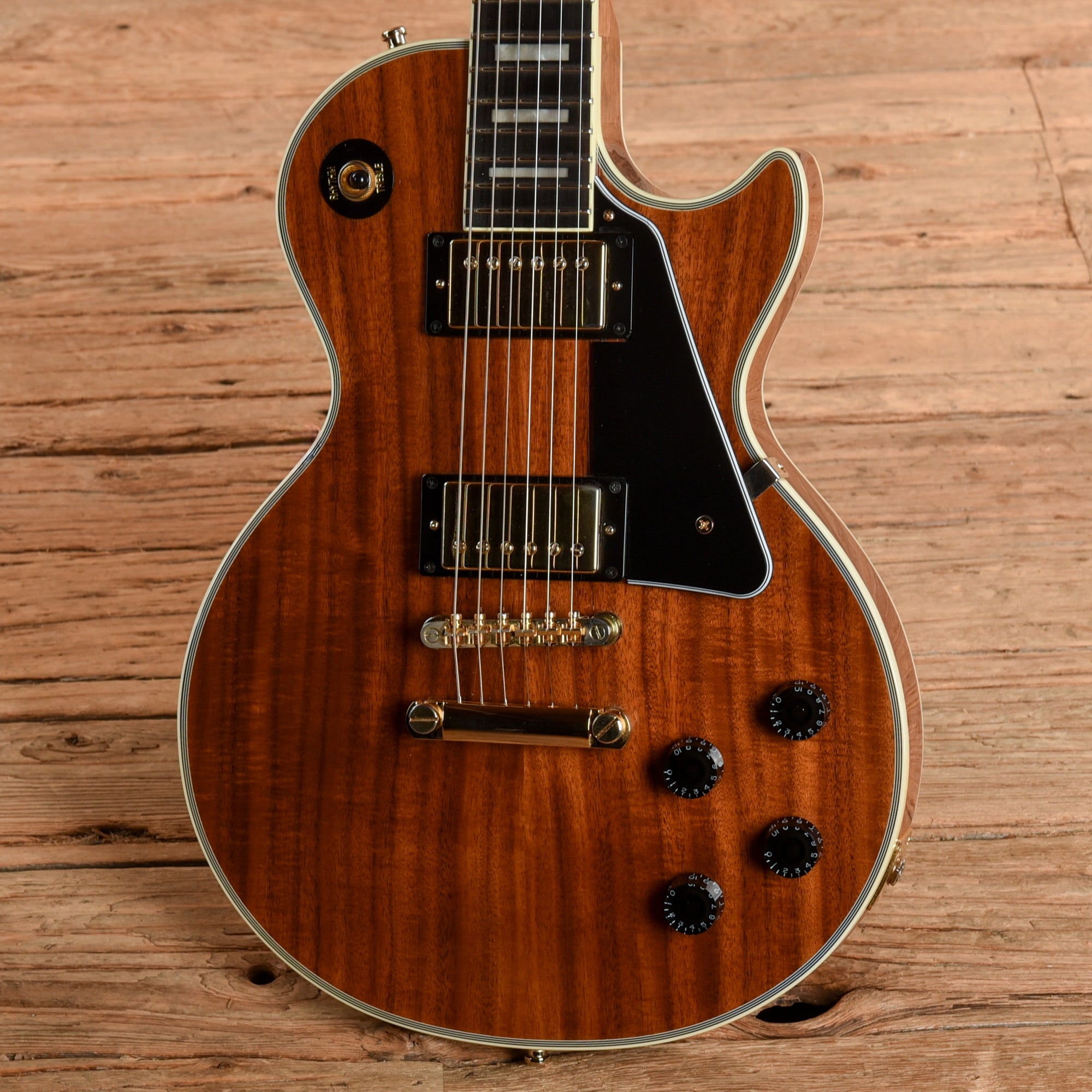 Epiphone Les Paul Custom Koa Natural 2021 Electric Guitars
