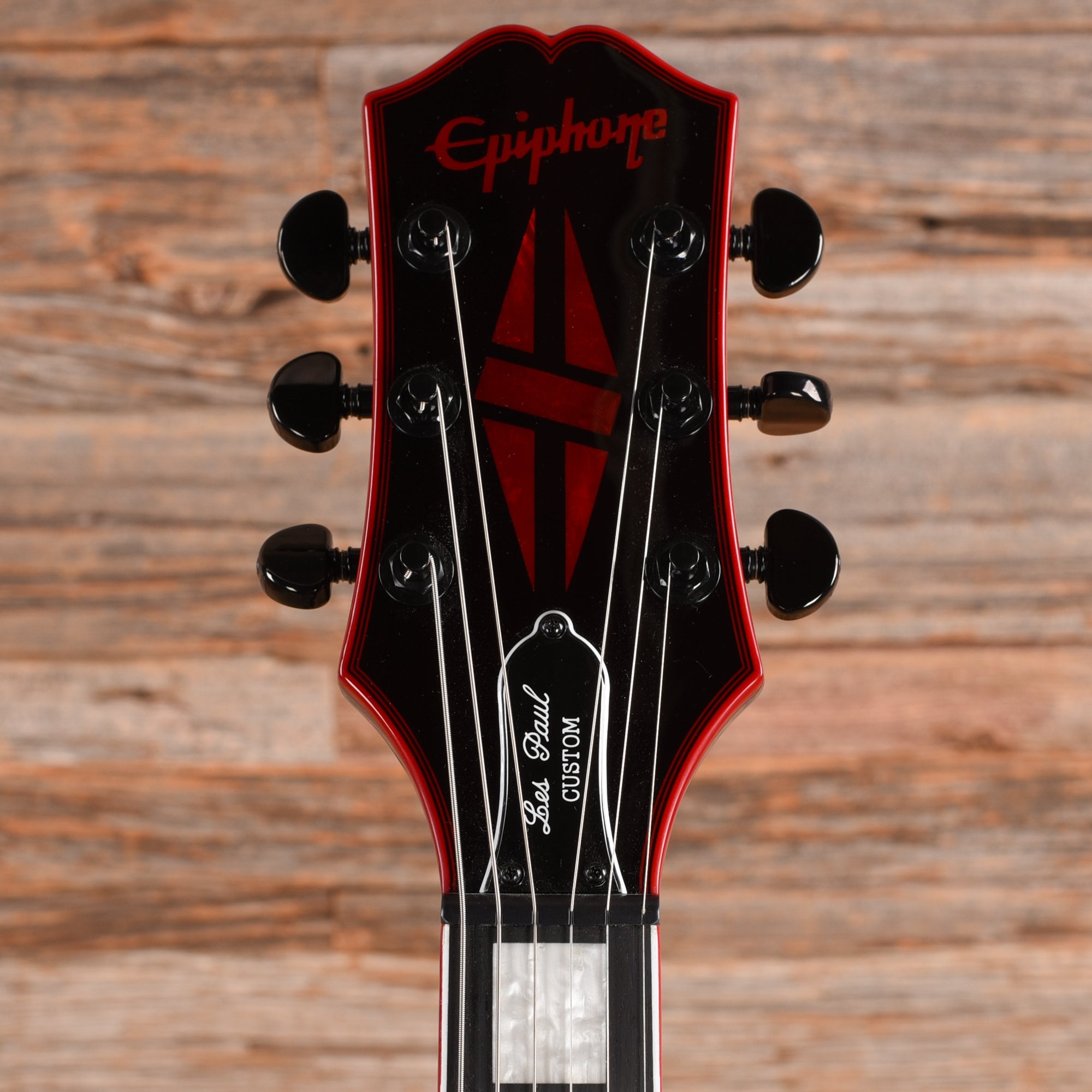 Epiphone Les Paul Custom Widow Red Burst 2026 Electric Guitars