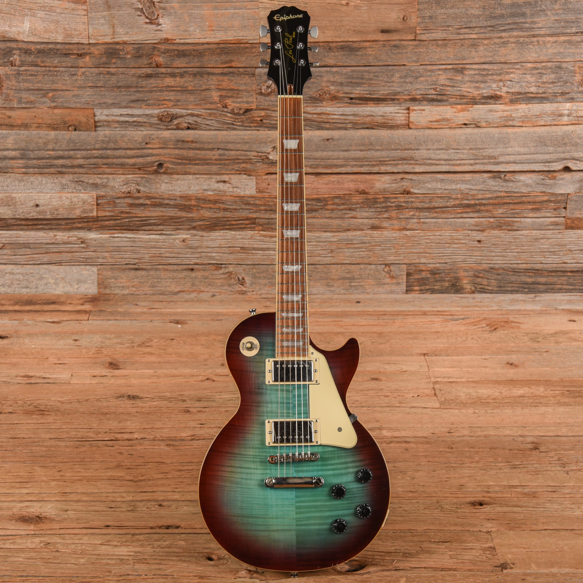 Epiphone Les Paul Standard Plus Top Pro Blueberry 2018 Electric Guitars