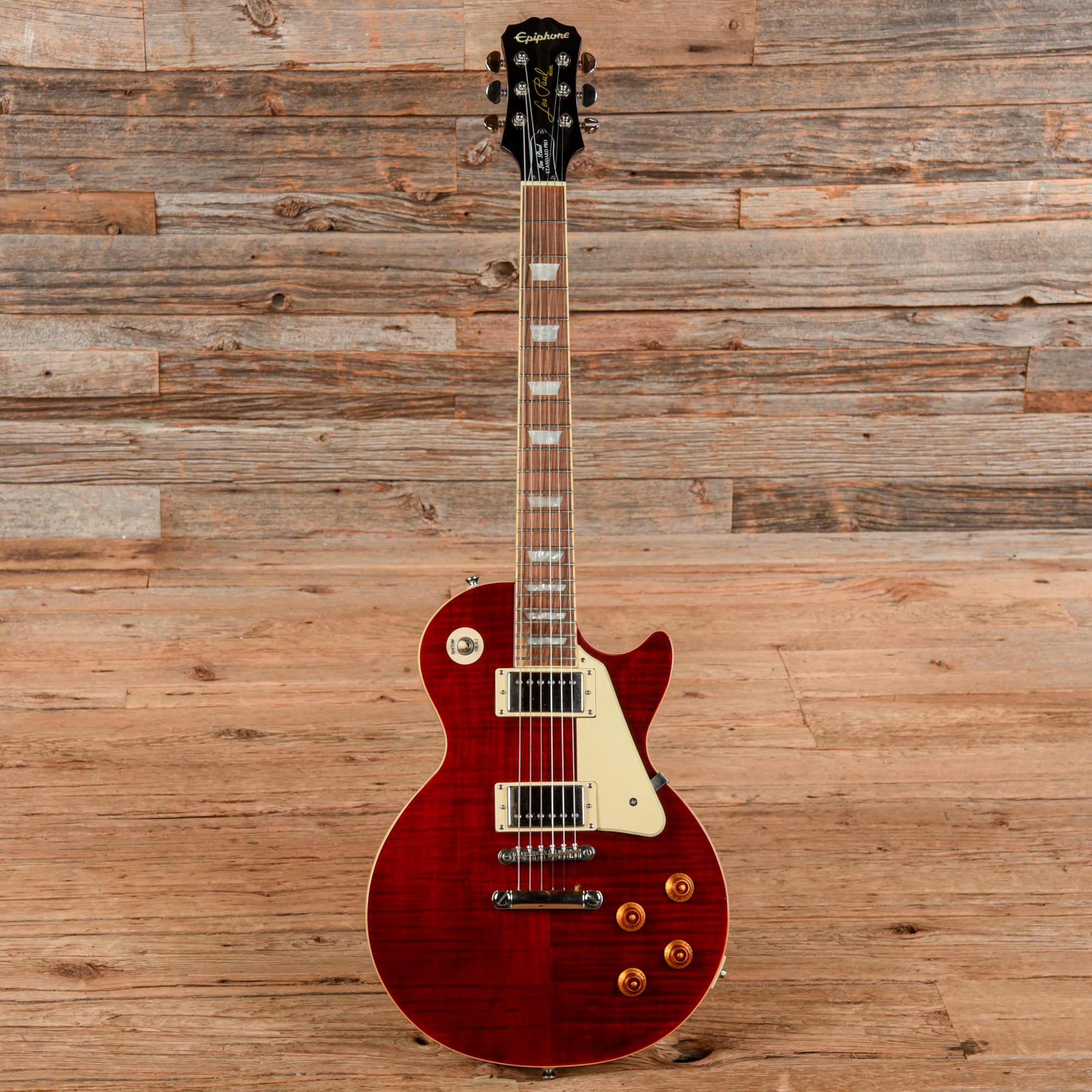 Epiphone Les Paul Standard Trans Burgundy 2018 Electric Guitars