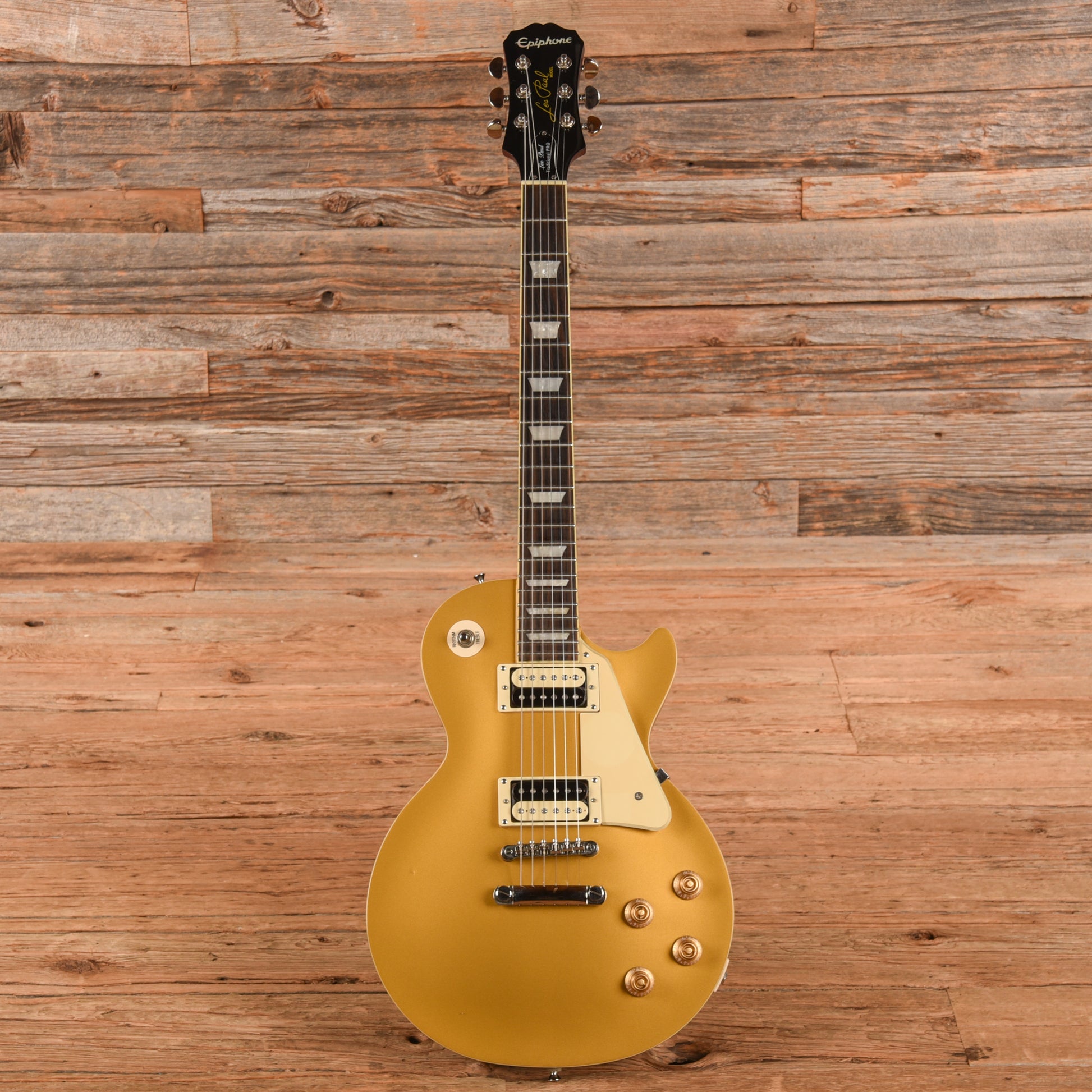 Epiphone Les Paul Traditional Pro Metallic Gold 2014 Electric Guitars