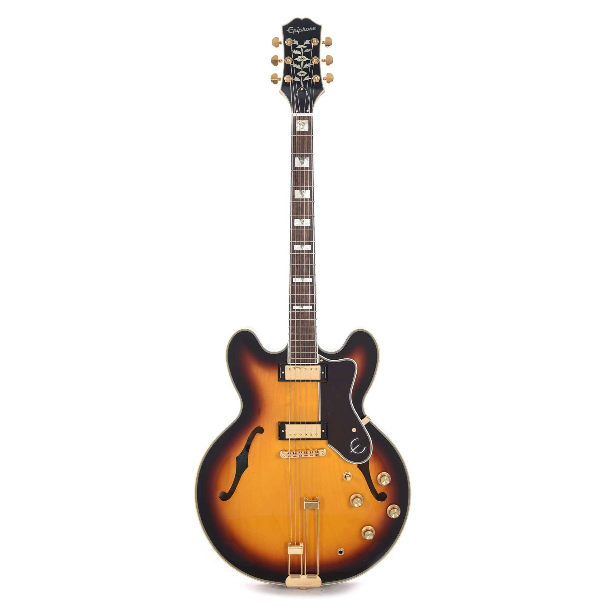 Epiphone Original Sheraton Vintage Sunburst w/Frequensator Electric Guitars