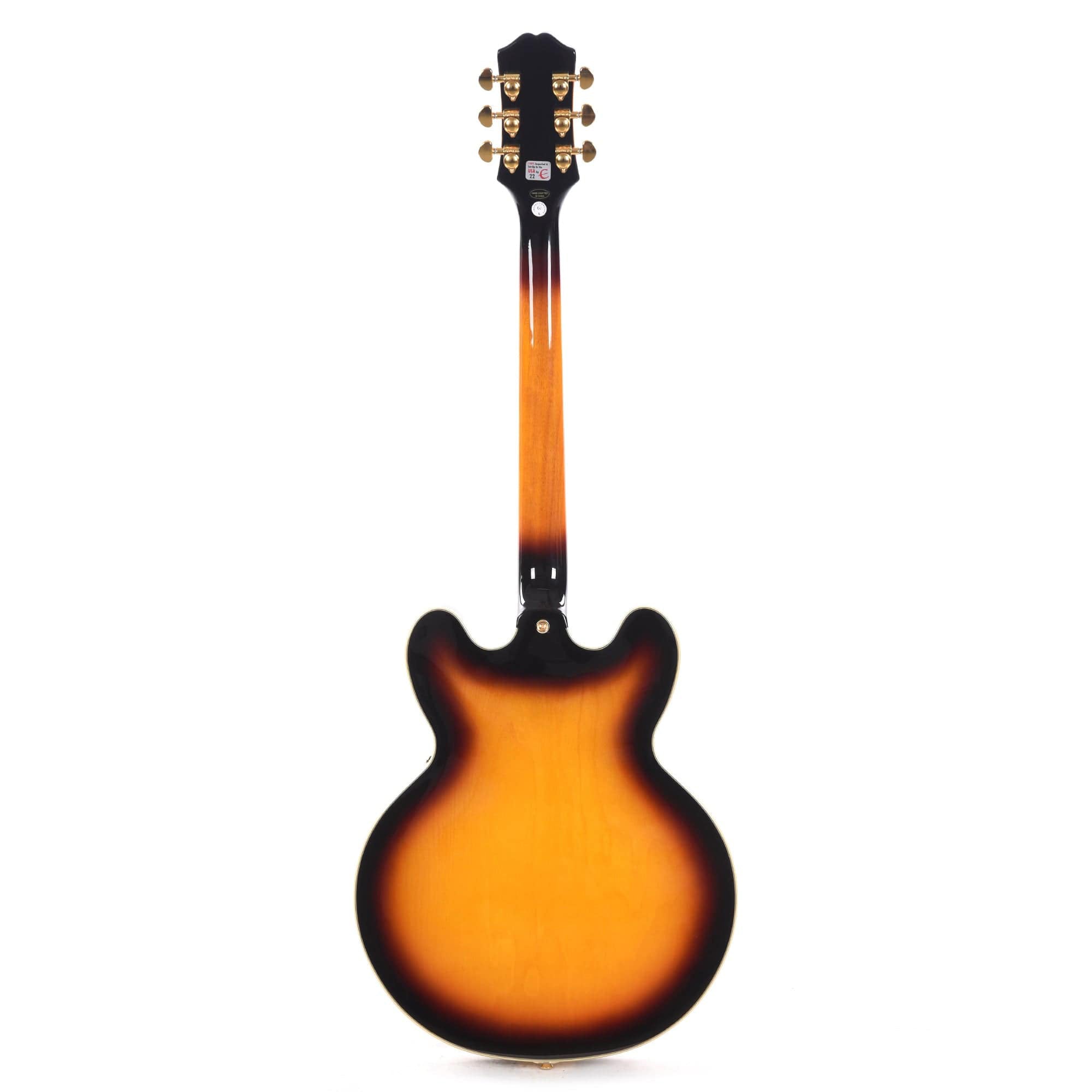 Epiphone Original Sheraton Vintage Sunburst w/Frequensator Electric Guitars