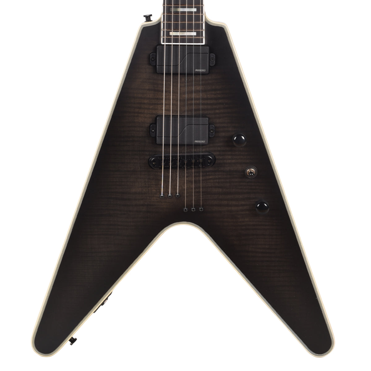 Epiphone Prophecy Flying V Obsidian Storm Satin Electric Guitars