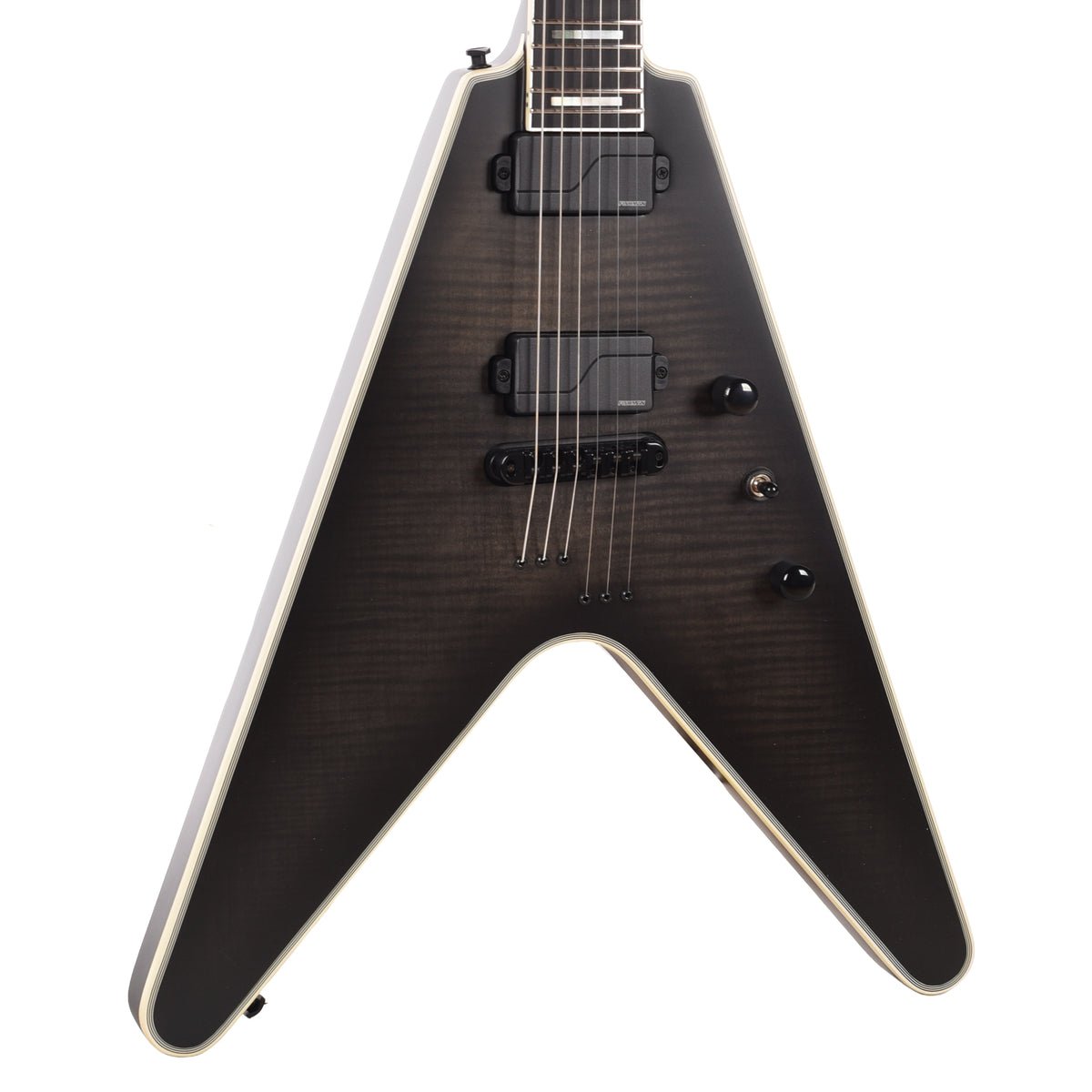 Epiphone Prophecy Flying V Obsidian Storm Satin Electric Guitars