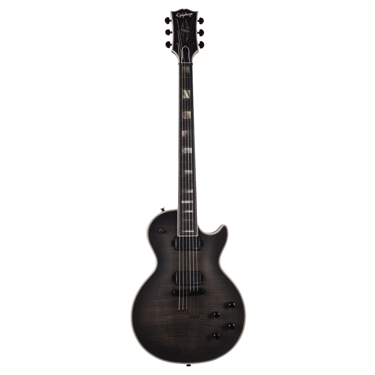 Epiphone Prophecy Les Paul Obsidian Storm Satin Electric Guitars