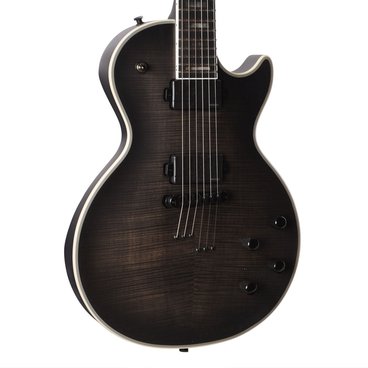 Epiphone Prophecy Les Paul Obsidian Storm Satin Electric Guitars