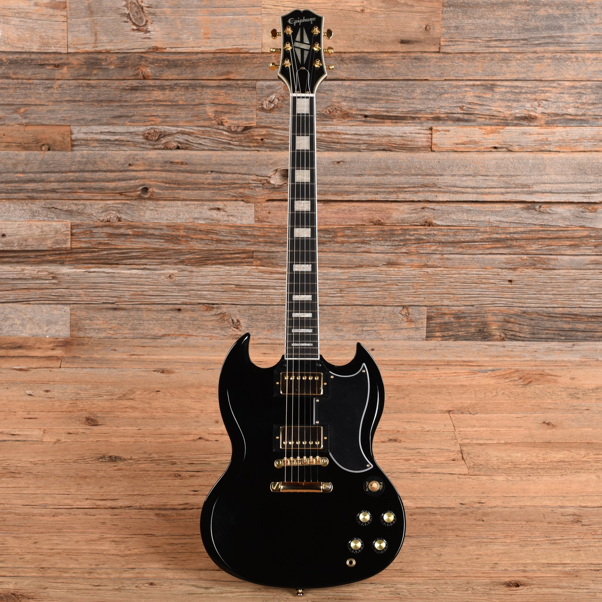 Epiphone SG Custom Ebony 2024 Electric Guitars