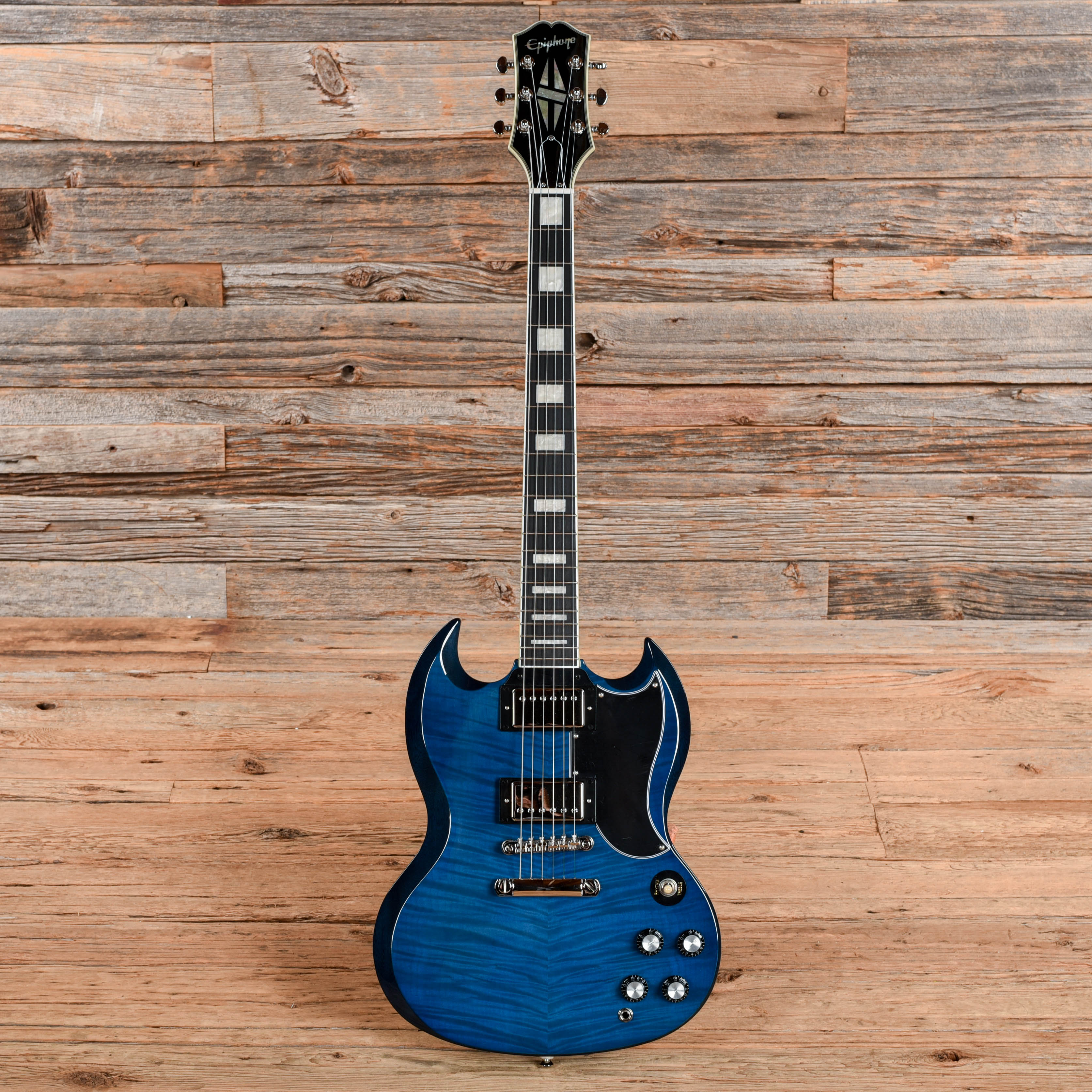 Epiphone SG Custom Viper Blue 2024 Electric Guitars