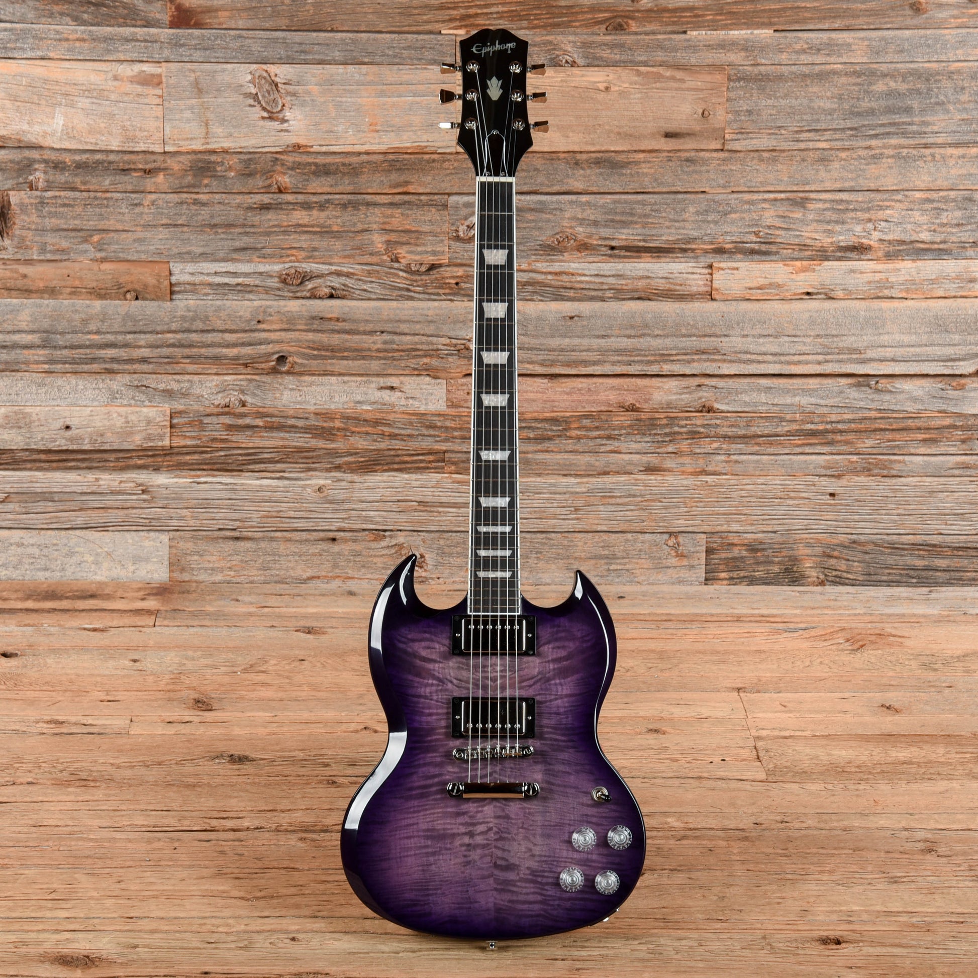 Epiphone SG Modern Figured Purple Burst 2025 Electric Guitars