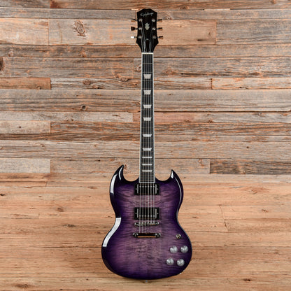 Epiphone SG Modern Figured Purple Burst 2025 Electric Guitars