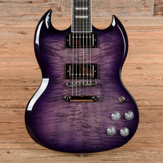 Epiphone SG Modern Figured Purple Burst 2025 Electric Guitars