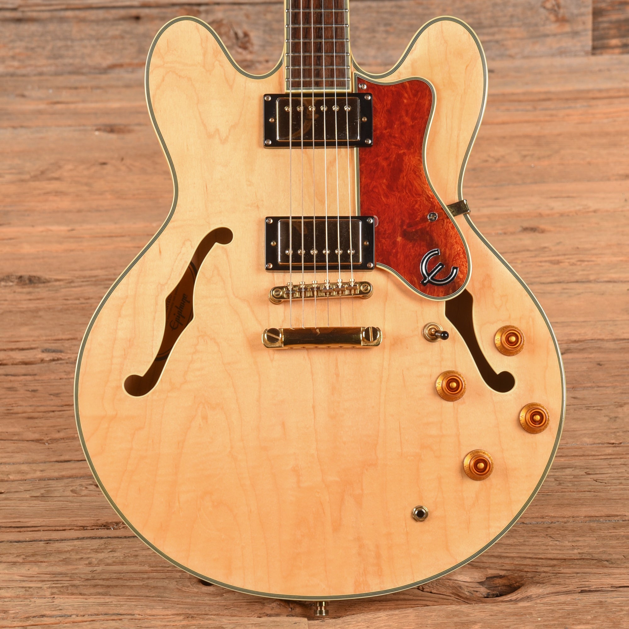 Epiphone Sheraton II Antique Natural 2006 Electric Guitars