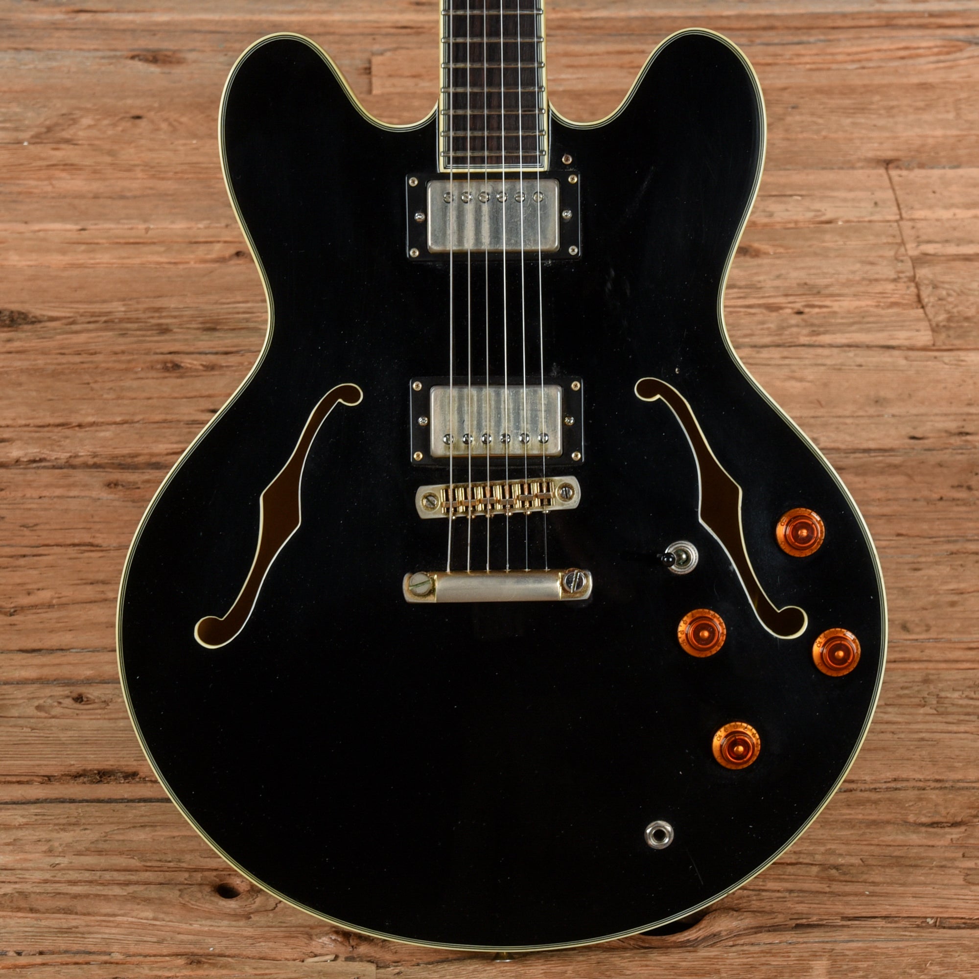 Epiphone Sheraton II Ebony 1995 Electric Guitars