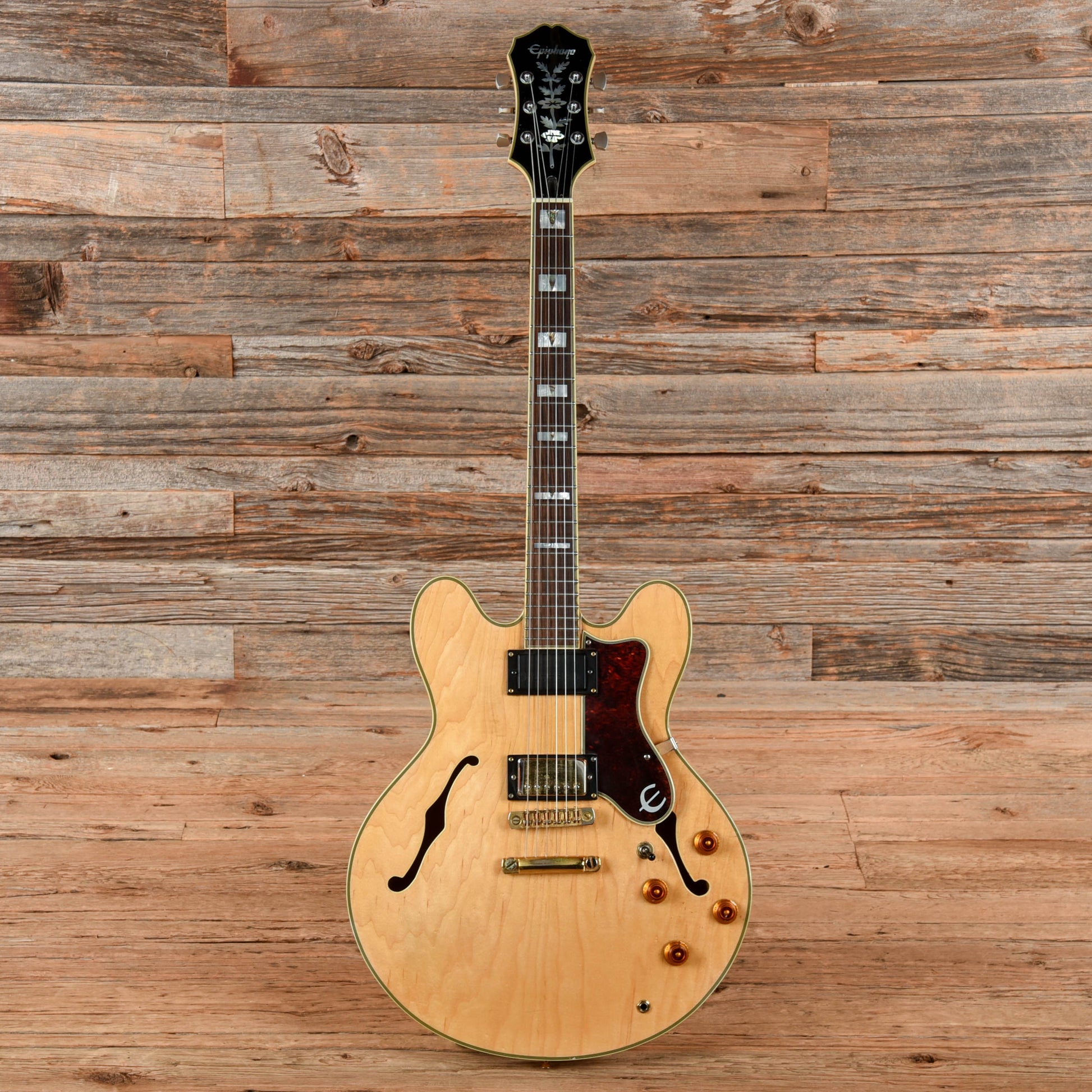 Epiphone Sheraton II Natural 2005 Electric Guitars