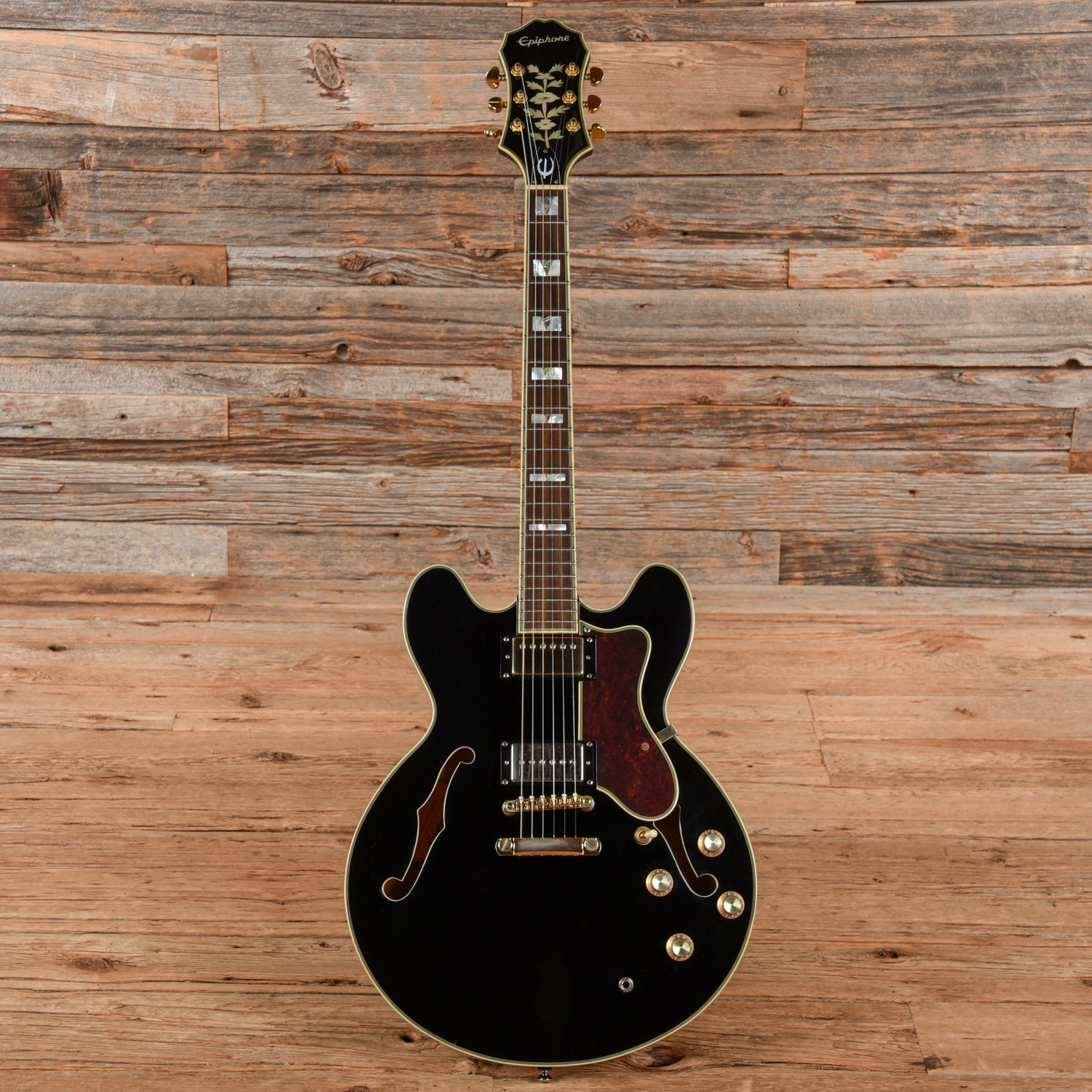 Epiphone Sheraton II Pro Ebony 2016 Electric Guitars