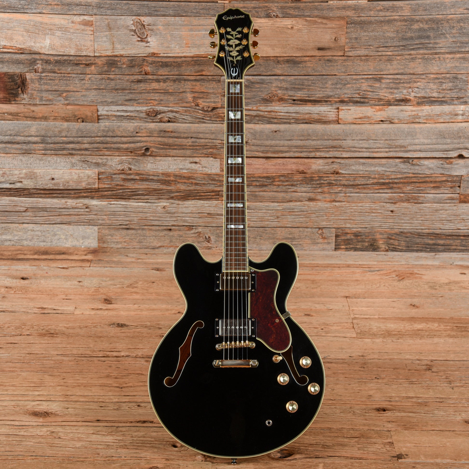 Epiphone Sheraton II Pro Ebony 2016 Electric Guitars