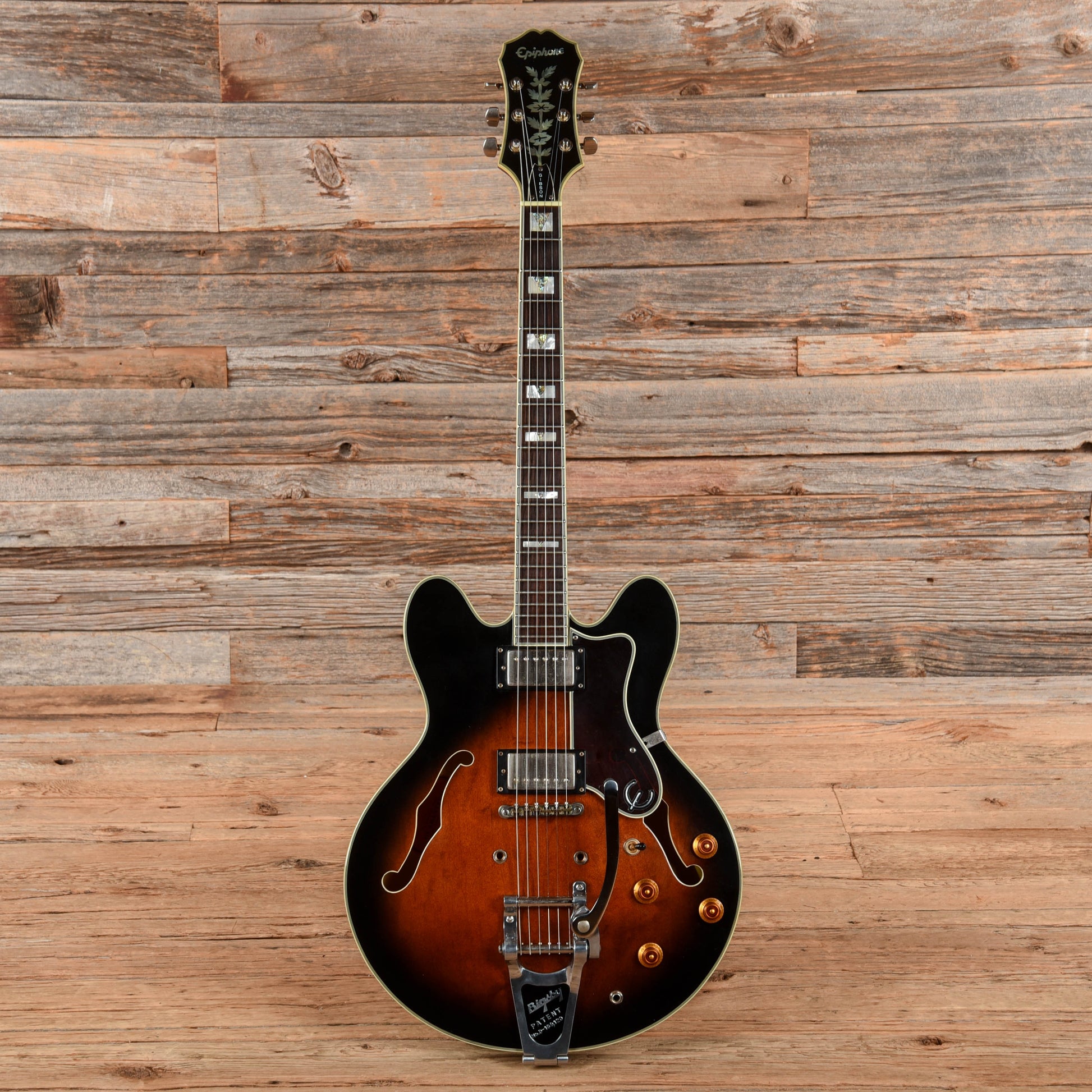 Epiphone Sheraton II Sunburst 2001 Electric Guitars