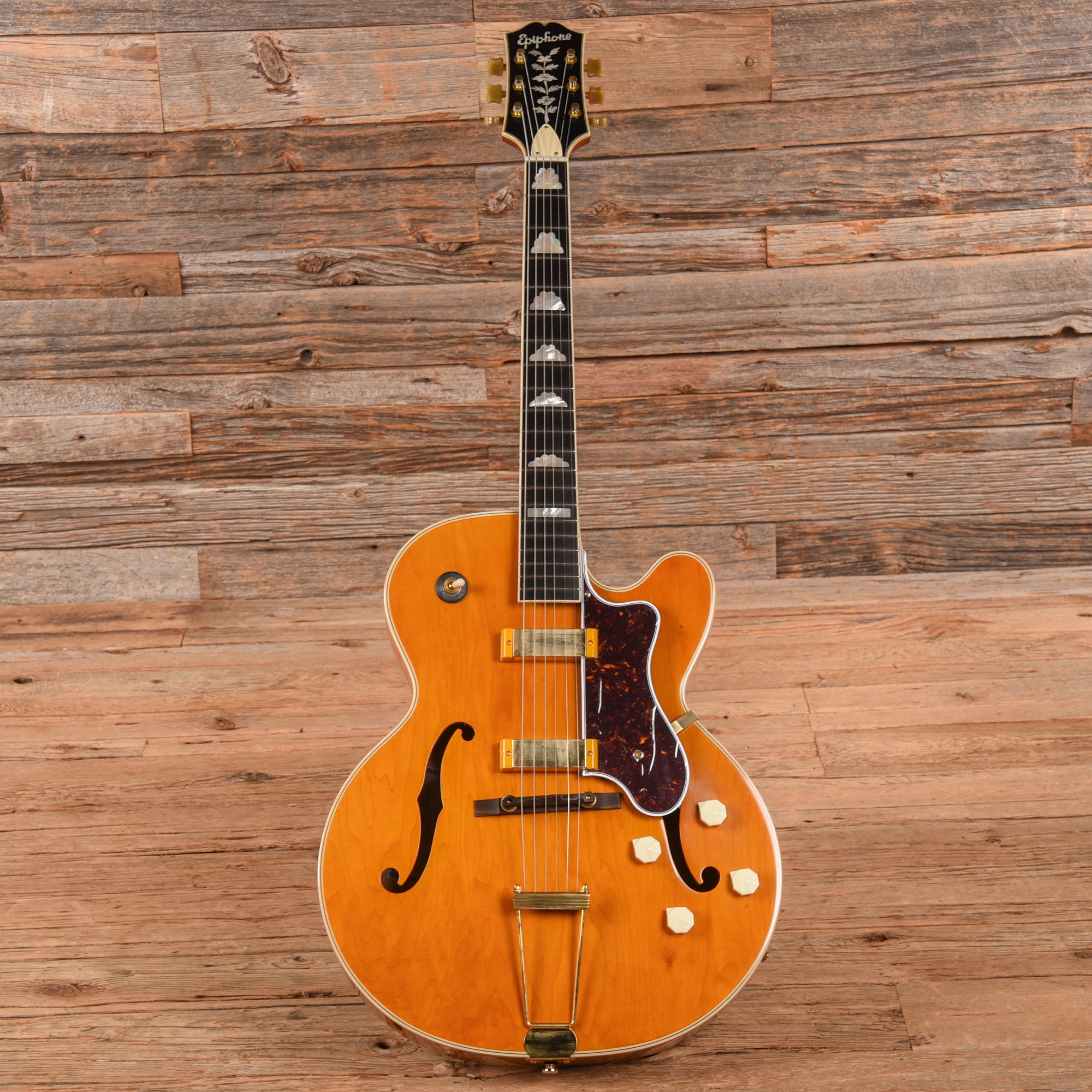 Epiphone 150th Anniversary Zephyr DeLuxe Regent Natural Electric Guitars / Hollow Body
