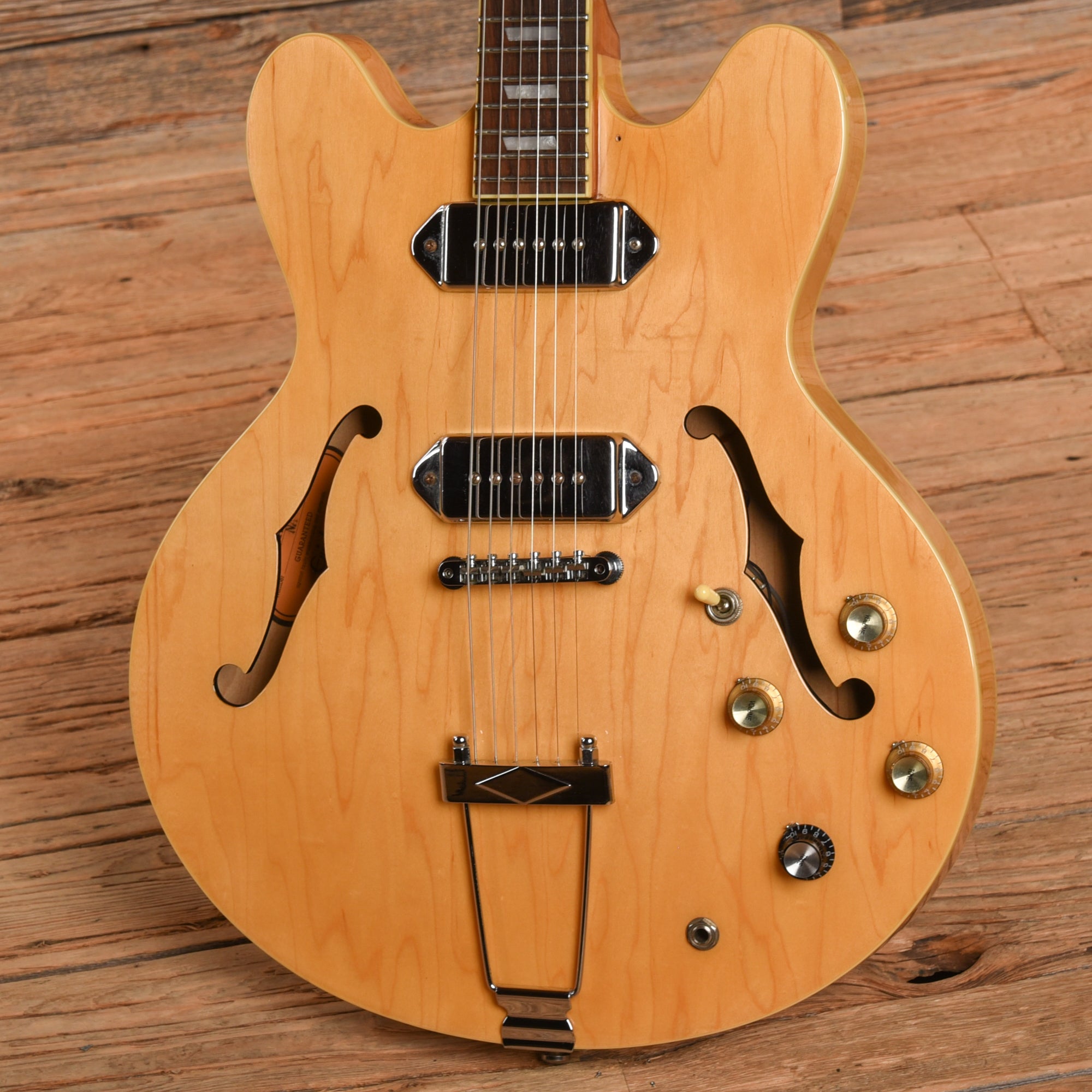 Epiphone Casino Natural 2006 Electric Guitars / Hollow Body