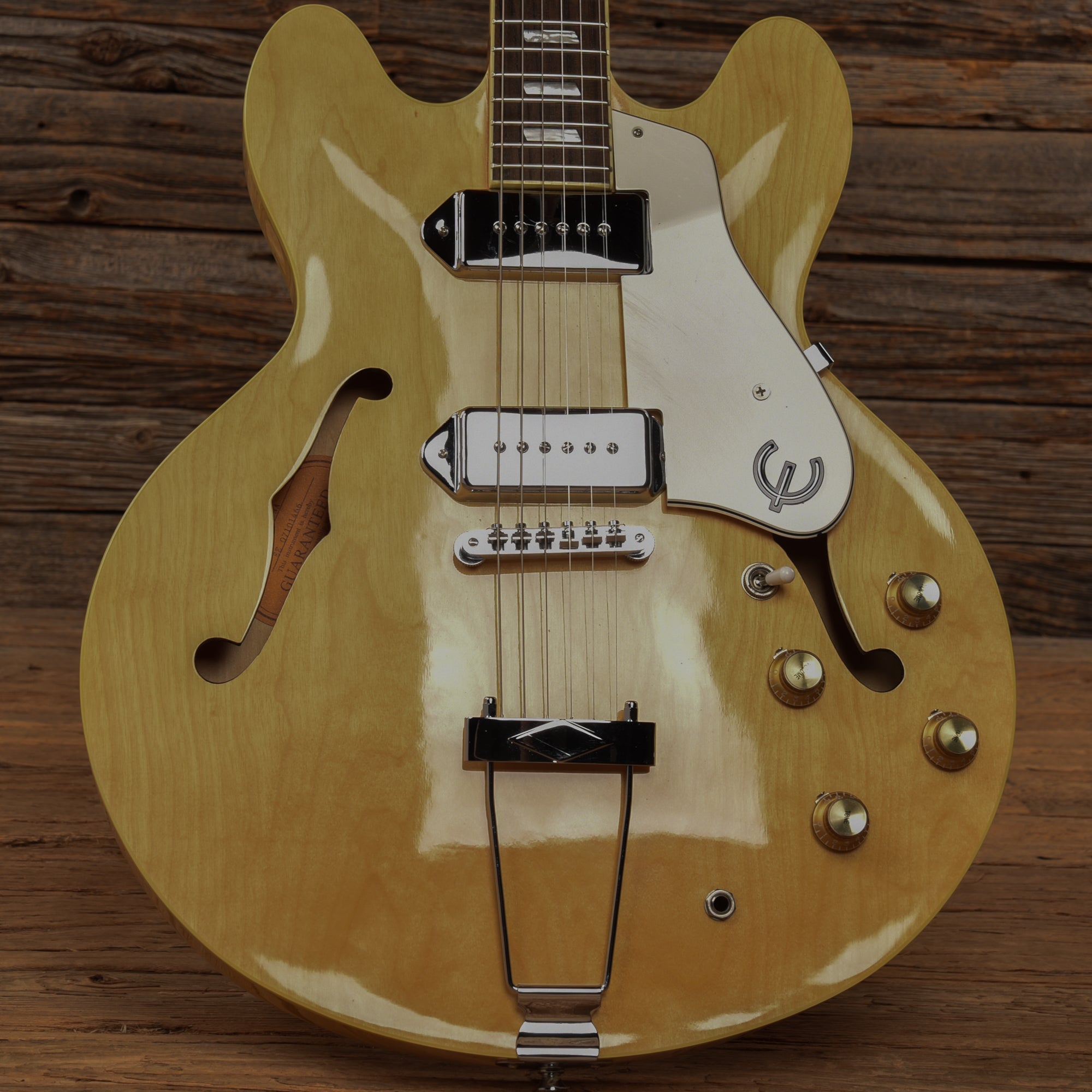 Epiphone Casino Natural 2007 Electric Guitars / Hollow Body