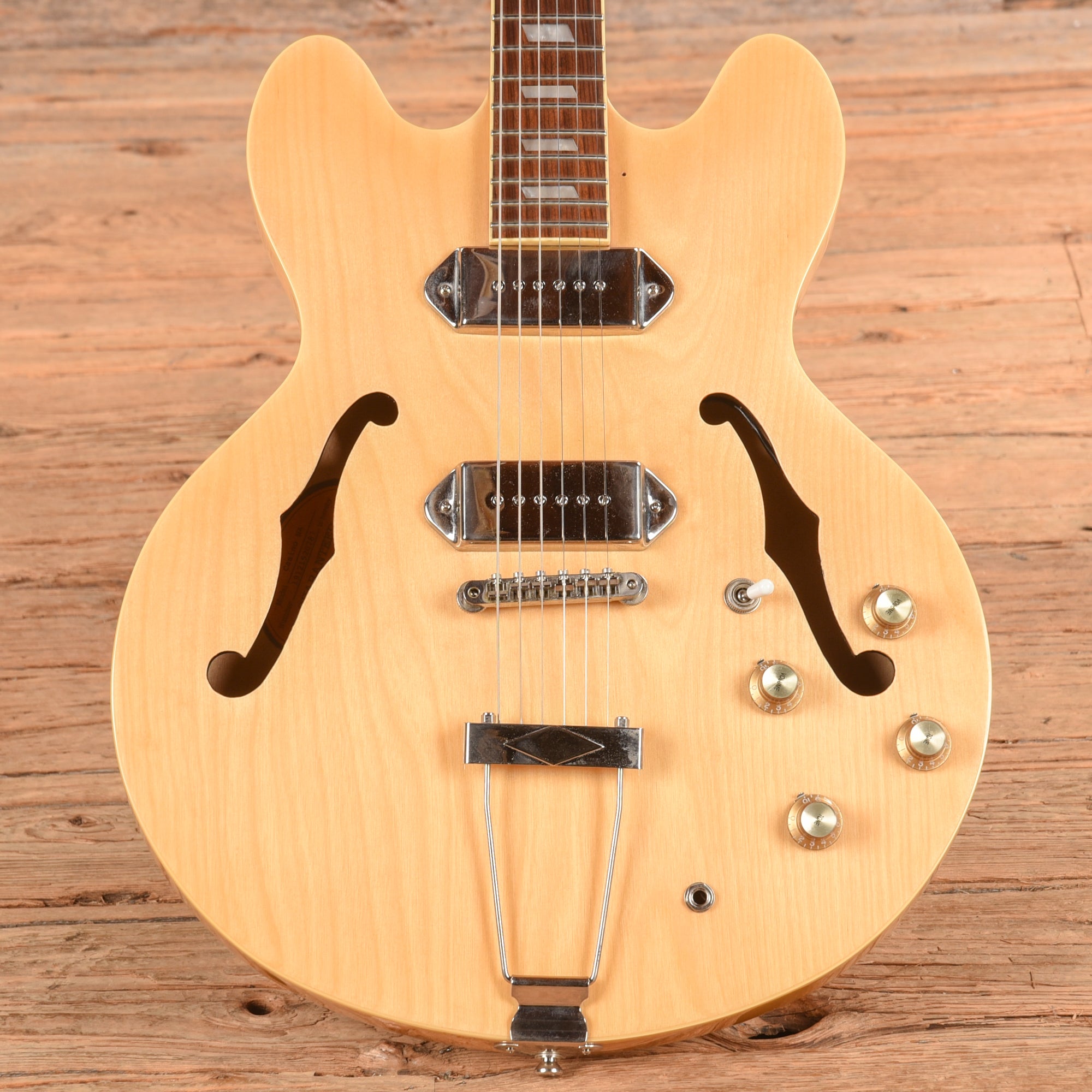 Epiphone Casino Natural 2019 Electric Guitars / Hollow Body