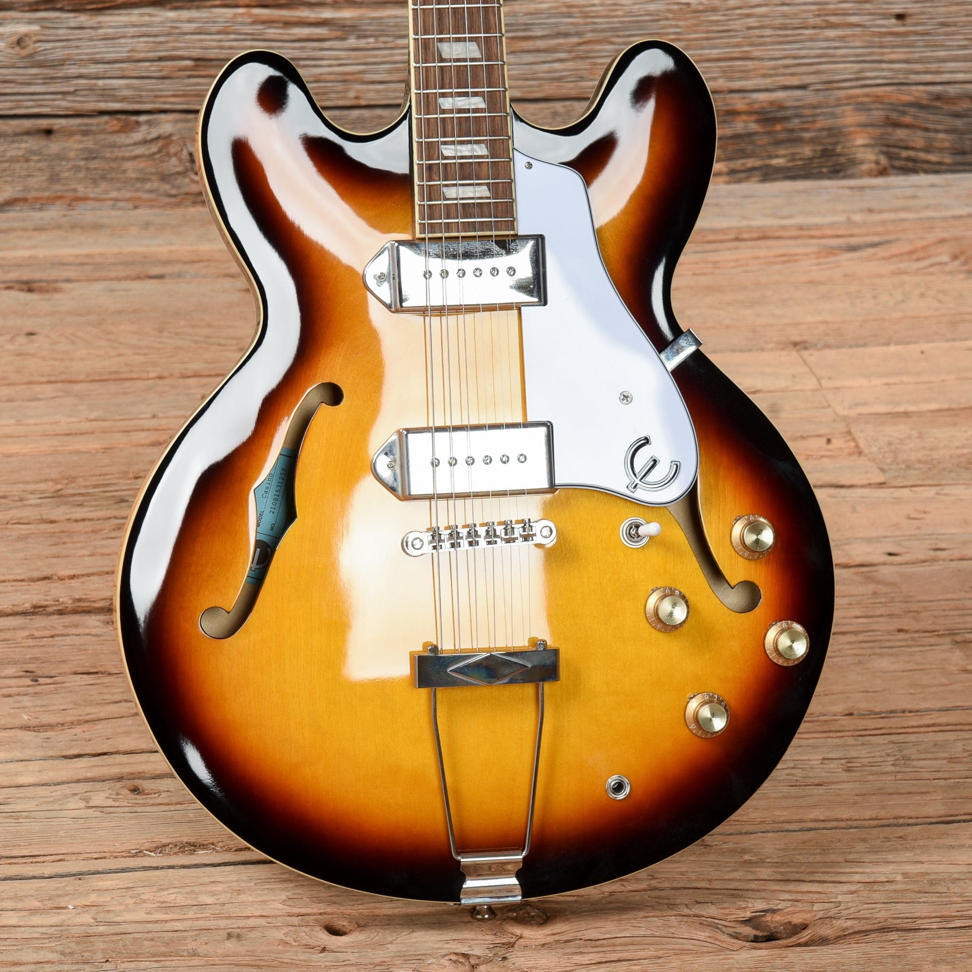 Epiphone Casino Reissue Sunburst 2021 Electric Guitars / Hollow Body